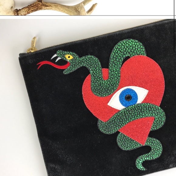 Poppy Lissiman Evil Eye Serpent Clutch - Picture 2 of 3